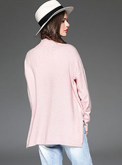 Sweet Auger O-Neck Sweater