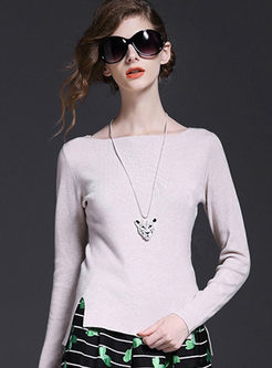 All-Match Slim Asymmetrical Sweater