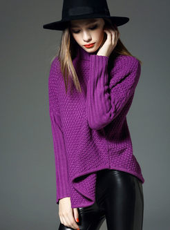 Temperament Turtleneck Fashion Sweater