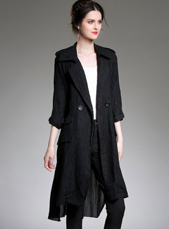 Brief Fashion Loose Trench Coat