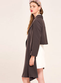 Brief Personality Loose Trench Coat