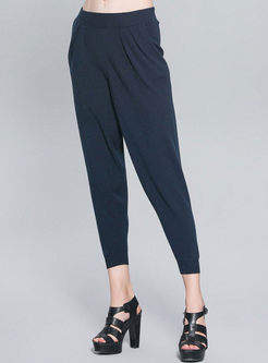 Personality Chic Loose Pure Color Pants