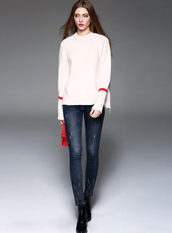 Loose Knitted Casual Sweater