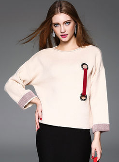 Loose Pullover Cashmere Knitted Sweater