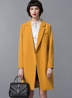 Thick Medium-length Woolen Coat