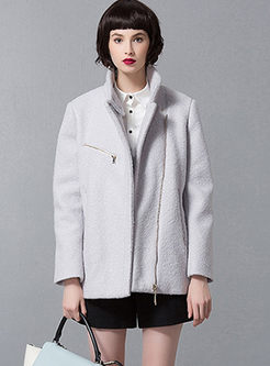 Loose Thick Woolen Coat
