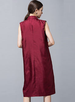 Loose Pure Color Sleeveless Vest