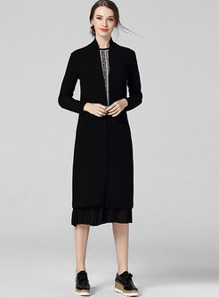 Causal Cardigan Long Sleeve Knit Coat