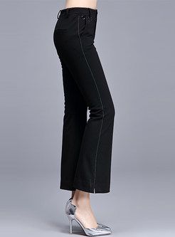 Plus Size Casual Flared Trousers