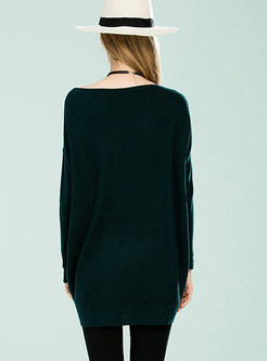 Casual Loose Pure Color Sweater