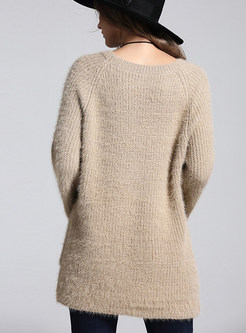 Casual Loose Pullover O-neck Sweater