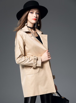 Double-breasted Belted Trench Coat