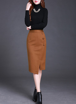 Fashion Asymmetrical Slim Bodycon Skirt