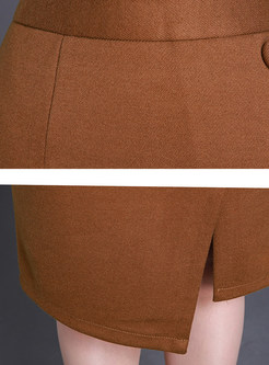 Fashion Asymmetrical Slim Bodycon Skirt