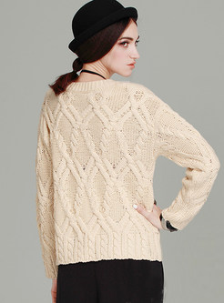 Pullover Straight Brief Stylish Sweater