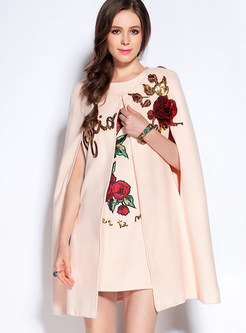 Elegant Embroidered Coat & Sleeveless Dress Suits 