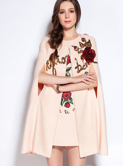 Elegant Embroidered Coat & Sleeveless Dress Suits 