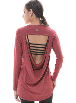 Sexy Backless Sports And Leisure Yoga Top