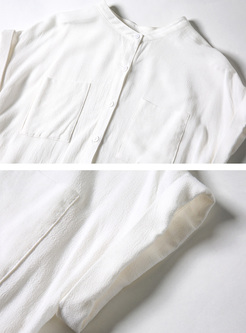 Linen Brief Short Sleeve T-Shirt & A-Line Skirt