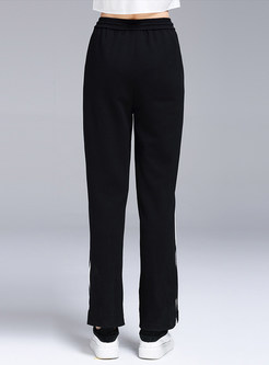 Casual Loose Pure Color Sport Pants 