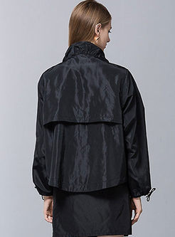 High-end Loose Wind-proof 3/4 Sleeve Jacket