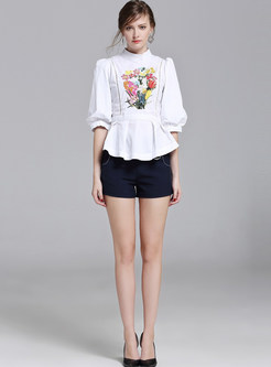 Fashion Embroidery Loose T-Shirt