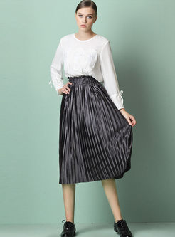 Stylish Comfortable Pleated Skirt