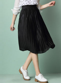 Stylish Comfortable Pleated Skirt