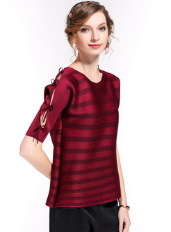 Fashion Stripe O-neck T-Shirt
