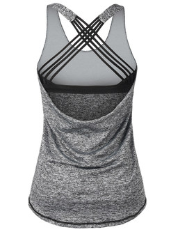 Fake Two Piece Dry Fit Sport Tanks