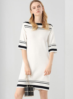Fashion Half Sleeve T-shirt Dress