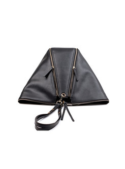 Brief Causal Zipper Pocket High-capacity Tote Bag