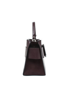 Stylish Popular Open-top Cowhide Crossbody & Top Handle Bag
