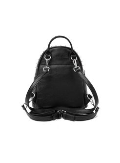 Brief Letter Design Zipper Pocket Backpack