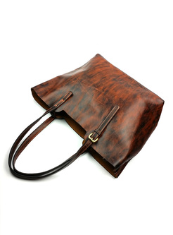 Vintage Zipper Pocket Adjustable Belt Tote Bag