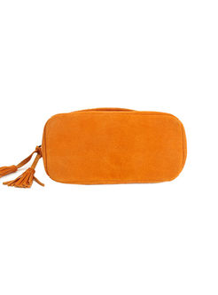 Chic Leather-tassel Magnetic Lock Crossbody Bag