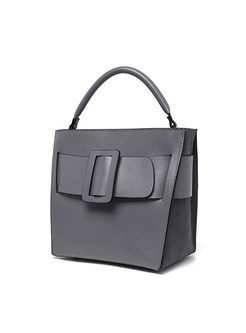 Stylish Popular Buckle Cowhide Crossbody & Top Handle Bag