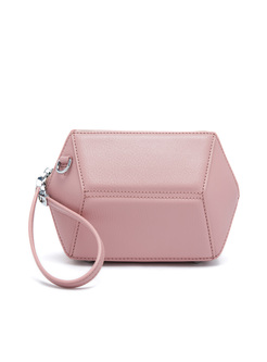Sweet Pink Zipper Pocket Crossbody Bag