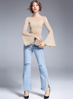 Elegant Florence Sleeve Slim Top