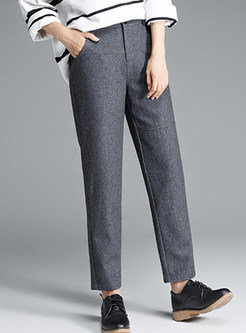 Fashion Tapered With Pockets Harem Pants