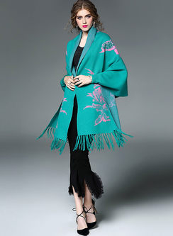 Vintage Tassel Nail Bead Thick Kimono