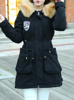 Hooded Winter Coats Faux Fur Coat Outdoor Parka Jacket