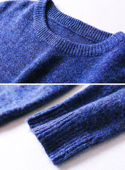 Street Loose Pullover O-neck Sweater