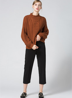 Brief Twist Long Sleeve Sweater