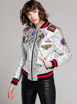 Street Fashion Patchwork Zipper Jacket