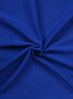 Brief Blue Short Sleeve Bodycon Dress