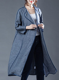 Stylish Loose Long Sleeve Coat