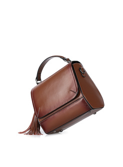 Chic Tassel-leather Crossbody & Satchel Bag