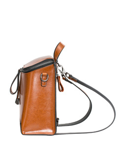 Chic Zipper Pocket Travel Backpack
