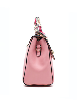 Elegant Clasp Lock Top Handle Bag